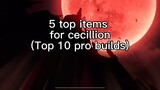 Top 5 items cecillion mlbb (based on top 10 pro builds)