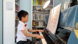 "The Lonely Brave" simple piano score for primary school students in first grade