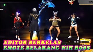 EDITOR BERKELAS FF EMOTE BELAKANG | TIKTOK FF 2021