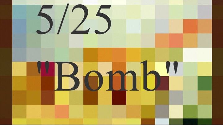 Minecraft original painting reveal 5/25: "Bomb"