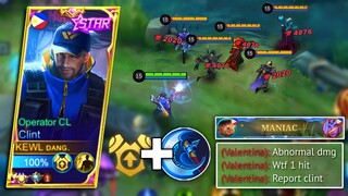 CLINT GOD MODE IN THIS CRITICAL BUILD!🔥 AUTO MANIAC BUILD! (MUST TRY) - MLBB