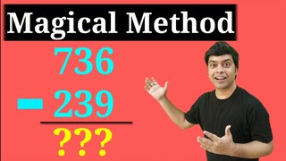 Subtraction Trick | Magical Trick | Minus Trick |New Method for Subtraction | imran sir maths