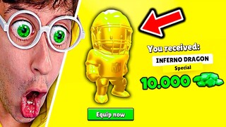 Compro 10.000 Gemas para SKIN ESPECIAL 🤑! (Abro x100 sobres SECRETOS) - Stumble Guys TEKENDO