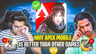 WHY🤔Apex Legends Mobile Is Better Than BGMI & FREE FIRE ? | Apex Legends Mobile