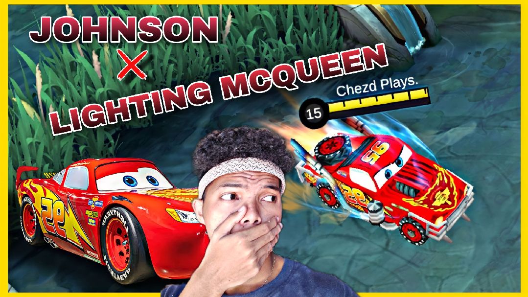  ?|What if JOHNSON has LIGHTNING MCQUEEN (CARS) inspired SKIN!??? -  Bilibili