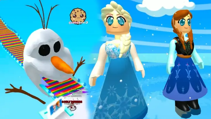Frozen Inspired Roblox OBBY + Worlds