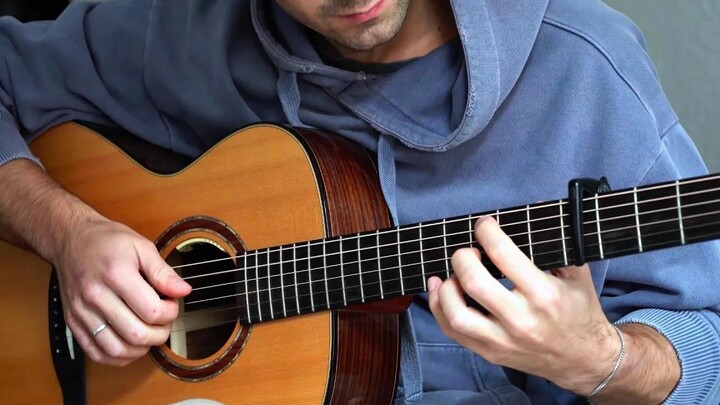 seru! Maroon 5 Magic Red Classic Song "Payphone" [Fingerstyle Guitar]