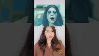 VIRAL KUNTILANAK MALAYSIA ?? HANTU EDNA !! | Klara Tania #shorts