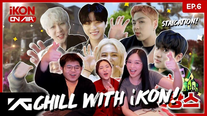 iKON ON AIR EP.6 🏖🏠 Kony's Pen-Vacation #1 ❤️ CHILL STAYCATION | DEE SIBS REACT
