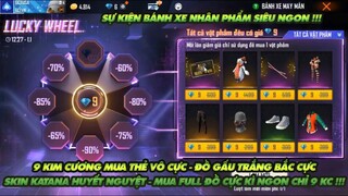 FREE FIRE | MUA THẺ VÔ CỰC - ĐỒ GẤU TRẮNG BẮC CỰC - SKIN KATANA HUYẾT NGUYỆT GIÁ 9 KIM CƯƠNG CỰC XỊN