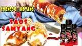 Asmr Saos Samyang Corn dog Jumbo + Hotdog Kentang Mozzarella | Asmr Indonesia