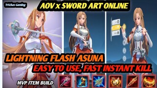 BUTTERFLY "THE LIGHTNING ASUNA" GAMEPLAY (Arena Of Valor)