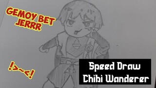 SPEED DRAW WANDERER || GENSHIN IMPACT