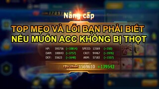 POKE ĐẠI CHIẾN | TOP MẸO VÀ LỖI BẠN PHẢI BIẾT NẾU MUỐN ACC KHÔNG BỊ THỌT