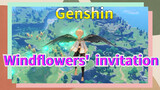 Windflowers' invitation