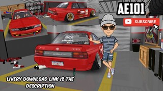 FR LEGENDS | LIVERY  DETAILED TOYOTA COROLLA AE 101 | VERSION 0.2.9