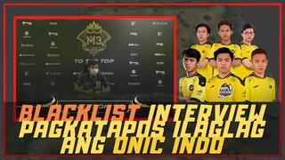 BLACKLIST INTERVIEW PAGKATAPOS ILAGLAG ANG ONIC INDO