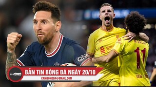 Bản tin Bóng đá ngày 20/10 | Messi tỏa sáng với cú đúp; Liverpool giành 3 điểm đầy kịch tính