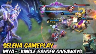 WINNERS OF MIYA - JUNGLE RANGER + SELENA GAMEPLAY | MOBILE LEGENDS