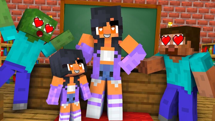 Monster School : APHMAU FAMILY POOR vs RICH - Minecraft Animation
