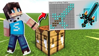 MINECRAFT TAPI KITA CRAFTING BARANG BESAR DAN OP!!!!