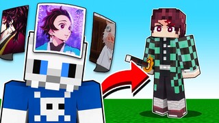 Minecraft Demon Slayer BUT TikTok Decides My Character…