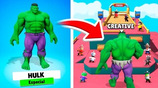 Me CONVIERTO en HULK en STUMBLE GUYS...💚