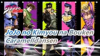 [JoJo no Kimyou na Bouken/MAD Gambaran Tangan] Adegan Season 1-3 - Caramelldansen