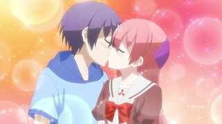 Tsukasa x Nasa romantic kiss scene 😍 || Tonikaku Kawaii: High School Days || Anime kiss Scene