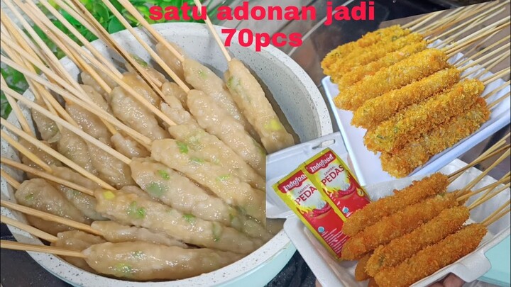 CUKUP 3 BAHAN SAJA SUDAH BIKIN OMSET JUALAN MEMBLUDAK ‼️Sempol mie yang renyah,Krispy,enak banget