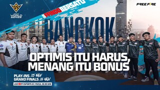 Saatnya Kita Juara Dunia | RRQ KAZU & SES ALFAINK Optimis Juara FFWS 2022 Bangkok