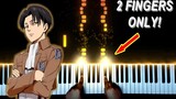 Selesaikan "Attack on Titan" Musim 4 OP dengan dua jari [Effect Piano / Fonzi M]