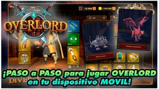 ⚔️ OVERLORD - ¿CÓMO JUGAR OVERLORD en tu MÓVIL? Compra tu PRIMERA PET 🐾 y GANA TOKENS LORD y OVL ⚔️