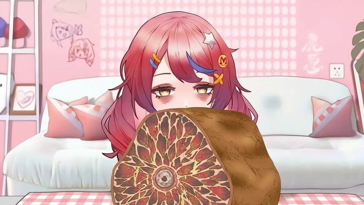 [mukbang animasi live2d] Daging ekor Thor, jika Xiaolin tidak mau memakannya, saya akan memakannya