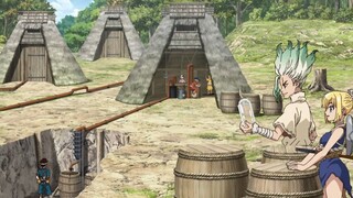 Senkuu begins to exploit oil  Ep 3 Dr. Stone: New World