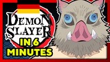 Demon Slayer in 6 MINUTEN | Anime in Minuten (German/Deutsch)