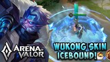 WUKONG: ICEBOUND HOWLING SKY﻿ SKIN REVIEW (Sound) | SS SKIN | Arena of Valor | Liên Quân Mobile