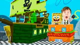 GEWINNE DAS RENNEN gegen ALLE BÖSEWICHTE?! - Minecraft Spongebob