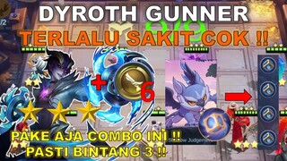 DYROTH GUNNER TERLALU SAKIT COK !! PASTI BINTANG 3 KALAU PAKE COMBO MAGIC CHESS TERKUAT 2022 INI !!