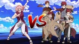 who is strongest | Sakura vs Gaara(all forms)