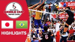 JAPAN vs. BRAZIL - Highlights | Men's Volleyball World Cup 2019