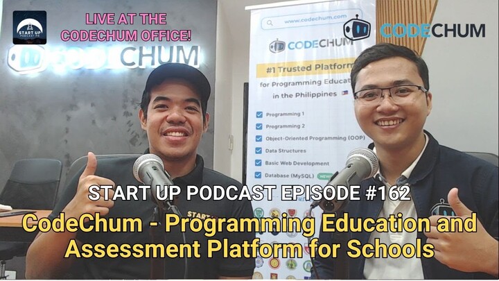 Start Up #162 (LIVE): CodeChum - Programming Education and Assessment Platform for Schools