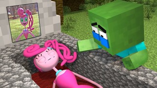 Monster School: R.I.P Mommy Long Legs - Poppy playtime sad story | Minecraft Animation