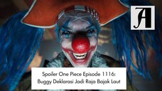 Spoiler One Piece Episode  1116 : Buggy Deklarasi Jadi Raja Bajak Laut.