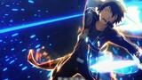 The difference between Kirito's two uses of StarBurst Stream is not in the special effects or the sc
