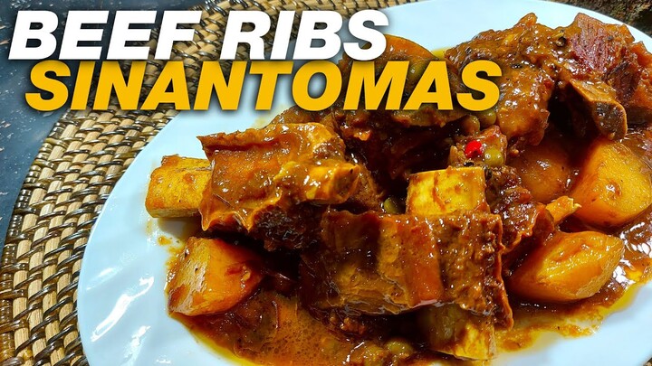 BEEF RIBS SINANTOMAS | BEST EVER SINANTOMAS RECIPE | BEST EVER LUTONG BAHAY RECIPES