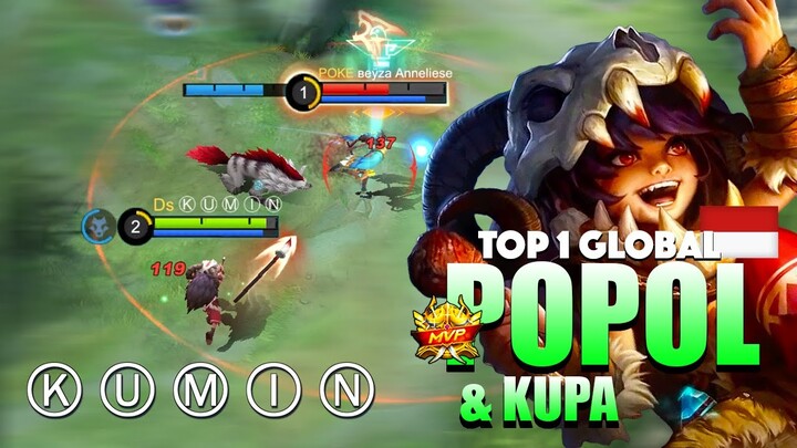 Incredible Popol Strategies! Easy Gameplay | Top 1 Global Popol And Kupa Gameplay Ⓚ Ⓤ Ⓜ Ⓘ Ⓝ ~ MLBB