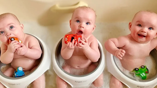 ทารกแฝดสามที่สนุกที่สุดทำให้เราหัวเราะหนักมาก! - การรวบรวม Triplet Babies น่ารัก 2