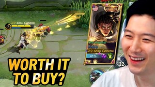 Gosu General bought and reviewed Ore-Chemist Brody skin | Mobile Legends