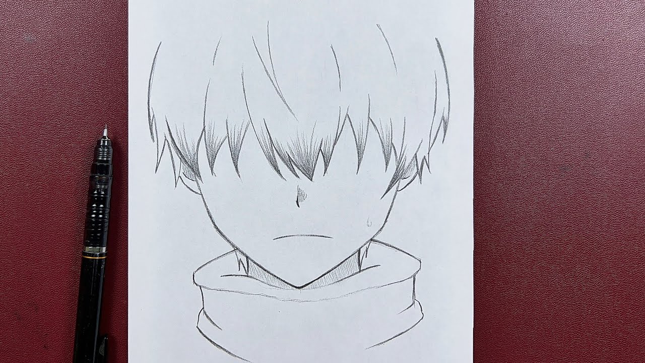 How to Draw an Anime Boy  Easy Drawing Tutorial For Kids